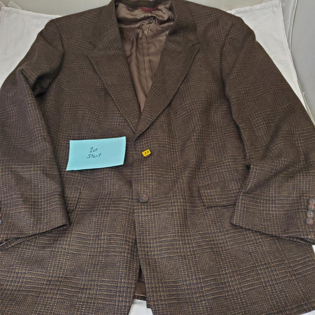 Hart Schaffner Marx Men's textured Blazer Suit Jacket Sport Coat 46L
