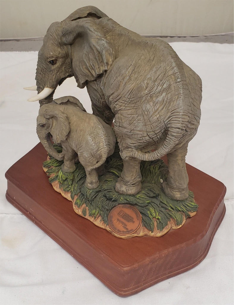 San Francisco Music Box Company Elephant Figurine National Geographic Society