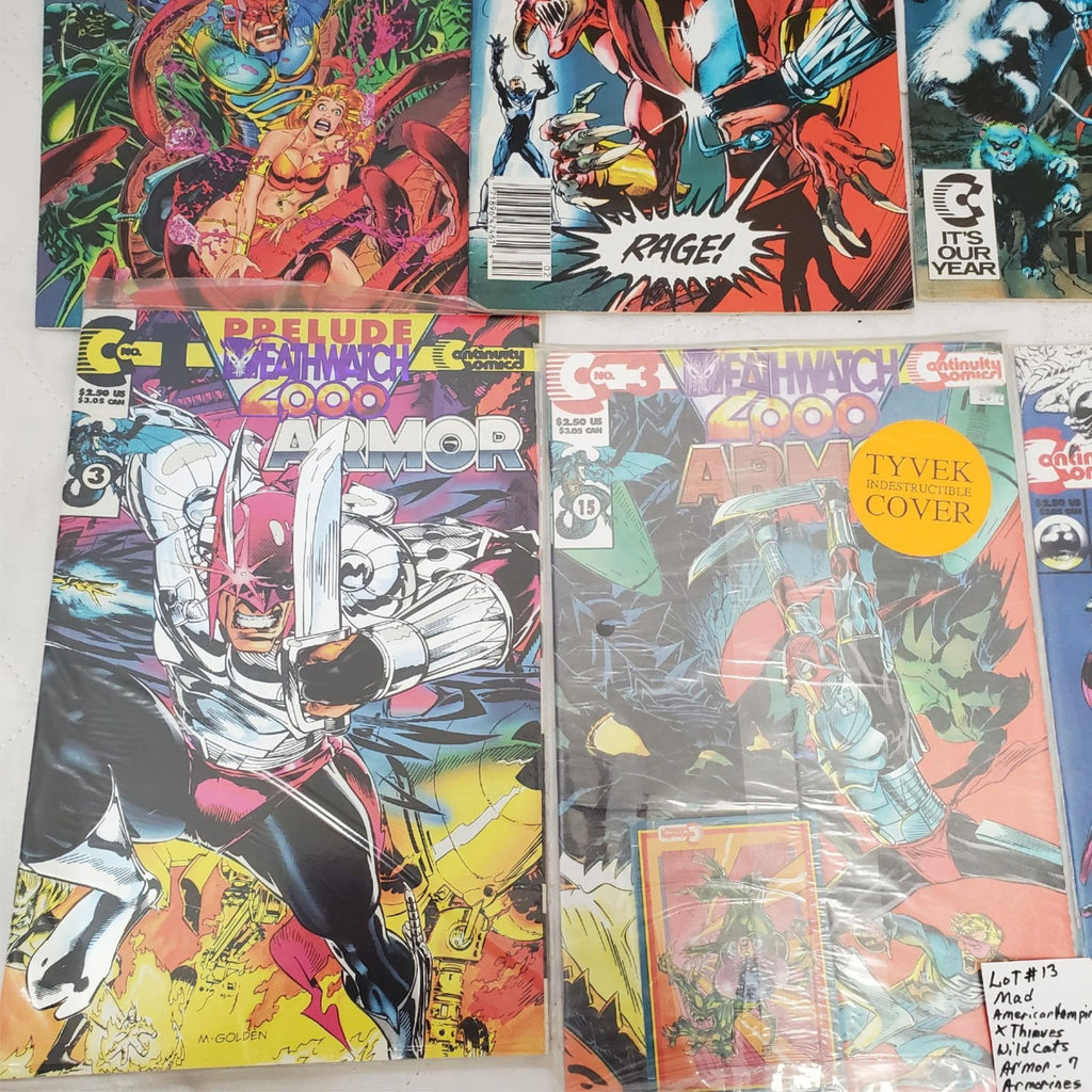 Lot of 12 Wildcats Armor X-Thieves Armorines & Other Comic Books #13