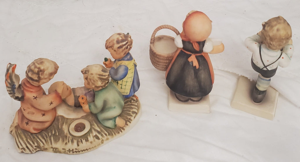Lot of 12 Vintage Hummel Hand-Painted Ceramic Child Figurines