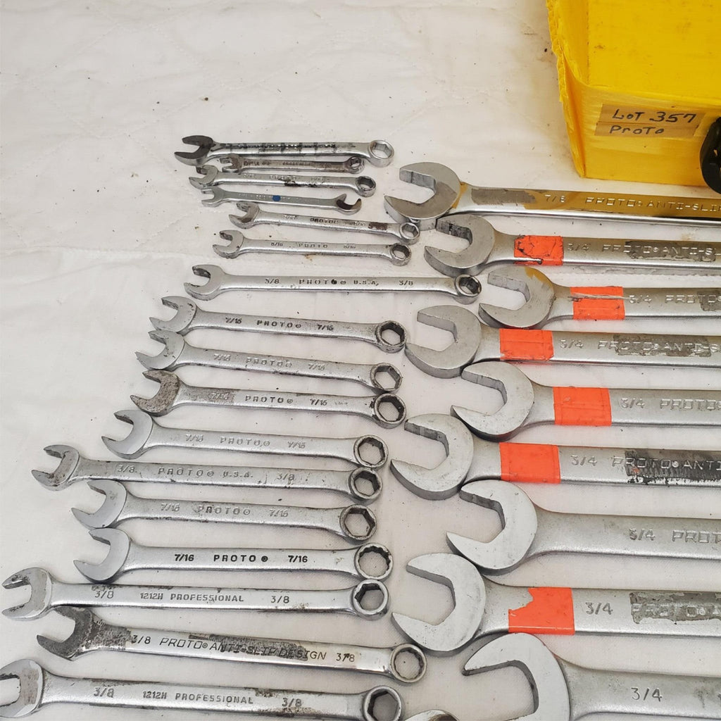 Lot of Assorted Proto Wrenches Set LOT-357