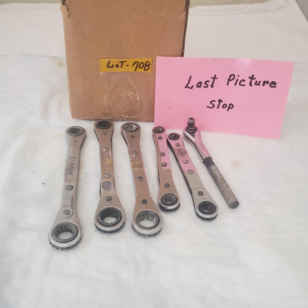 Lot of 6 Double Box End Ratcheting Wrench LOT-708