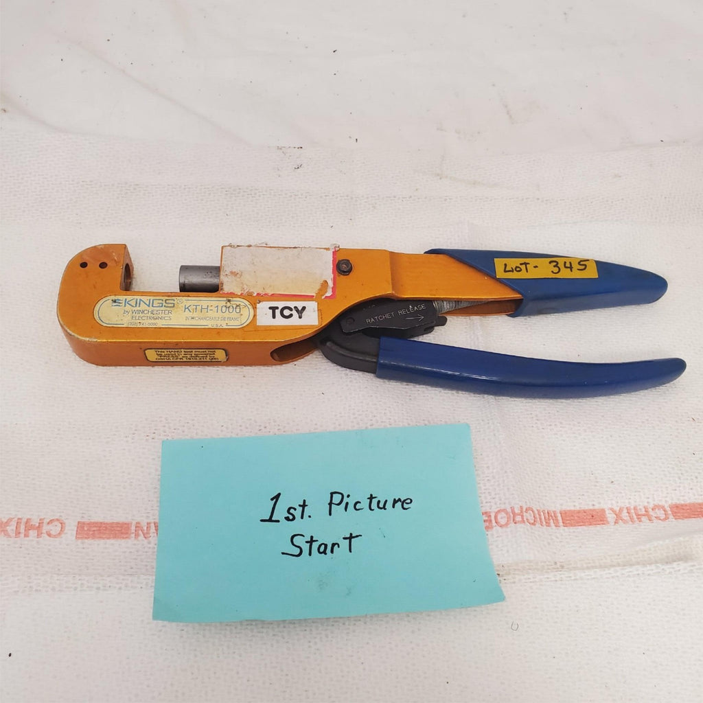 Kings KTH 1000 Crimp Tool with Interchangeable Die Frame LOT-345