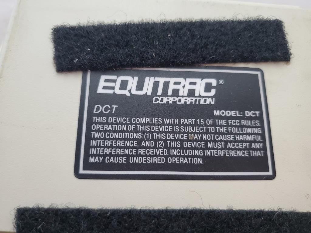 Vintage EQUITRAC DCT IV Keyboard Display Unit Data Processing Equipment