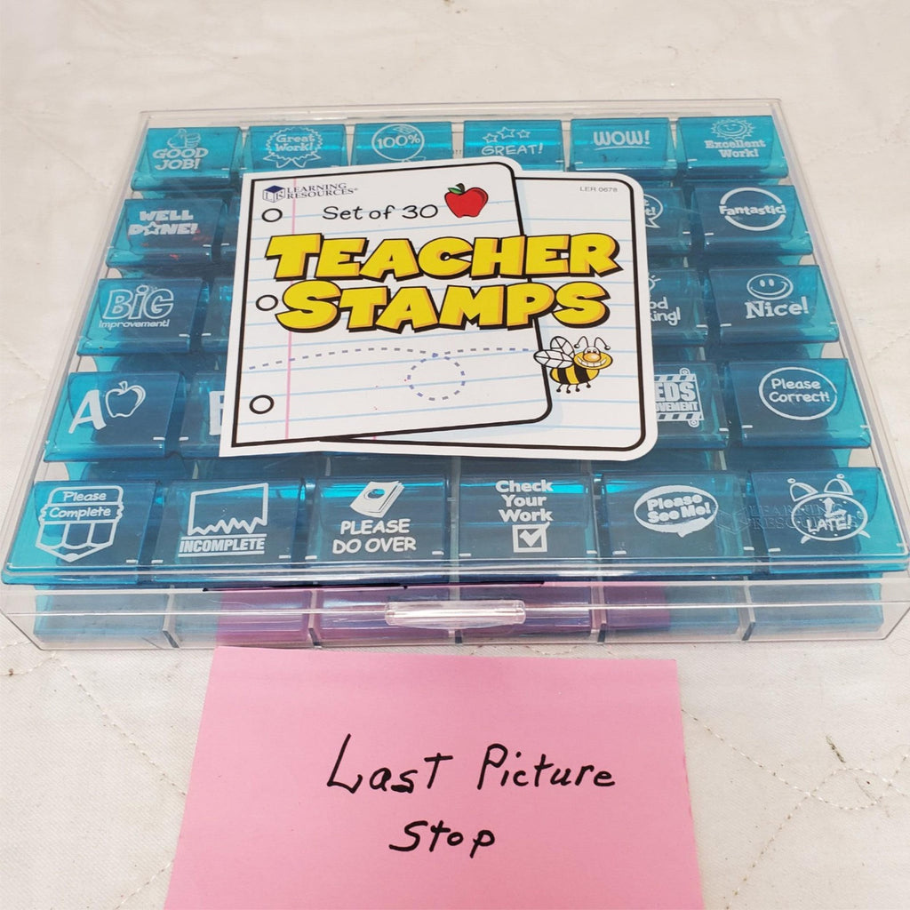 Learning Resources Teacher Stamp Rubber Stamps Set of 30