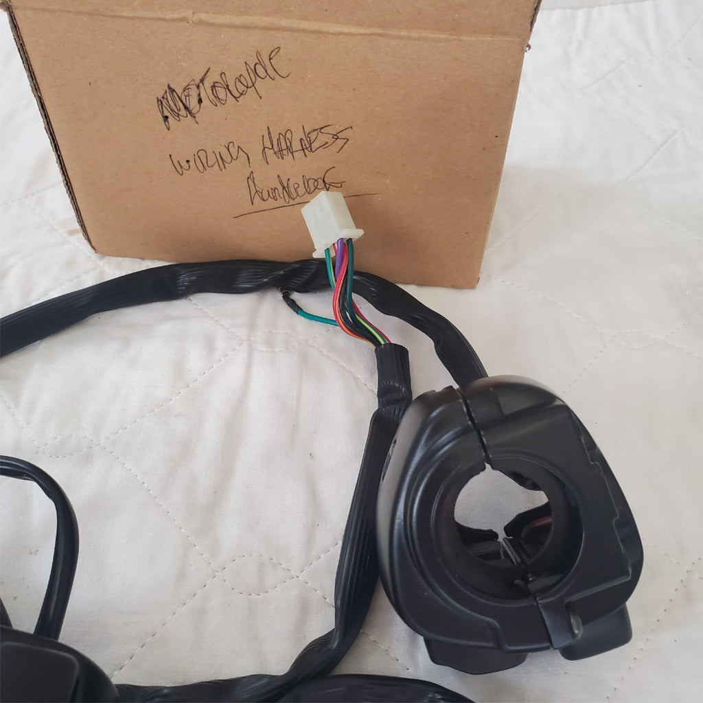 Motorcycle Wiring Harness Switches Control Handlebar