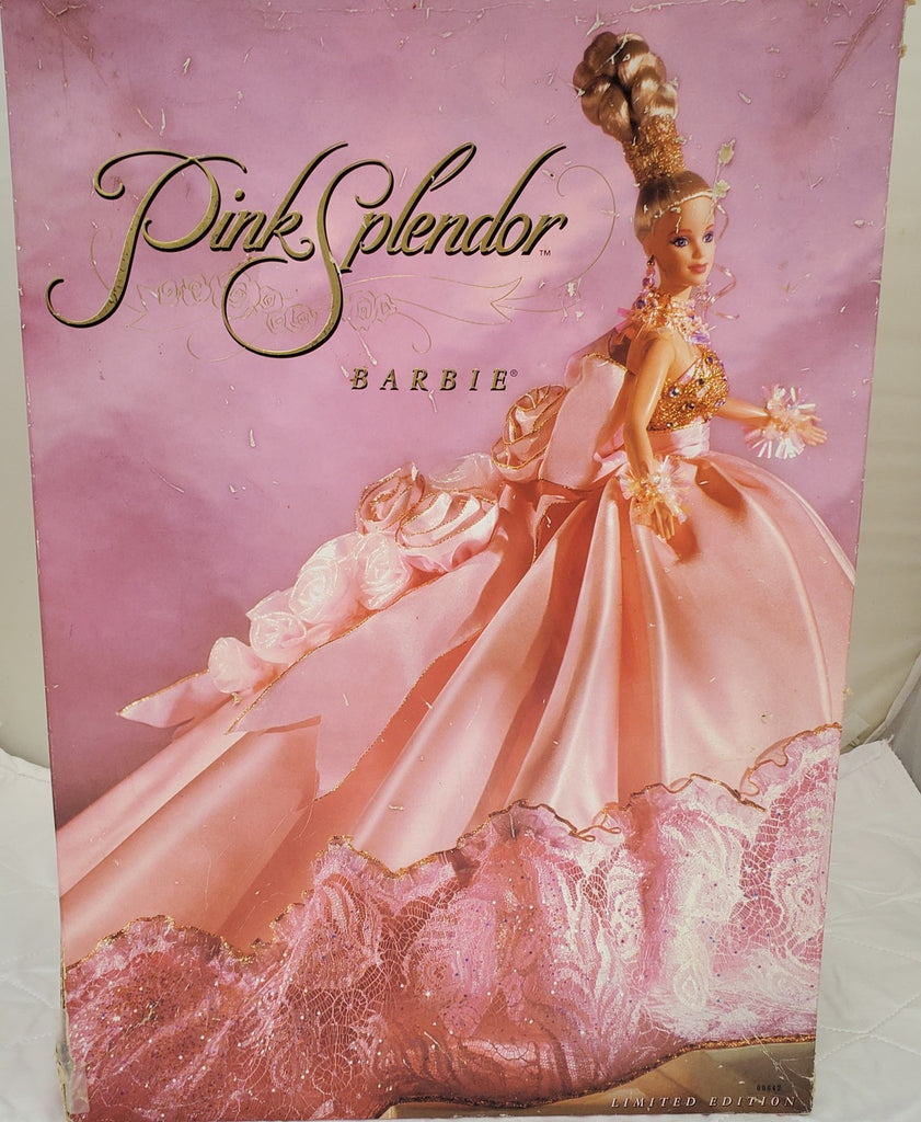 1996 Pink Splendor Barbie #00642 LE Mattel Gold Label Collector Doll