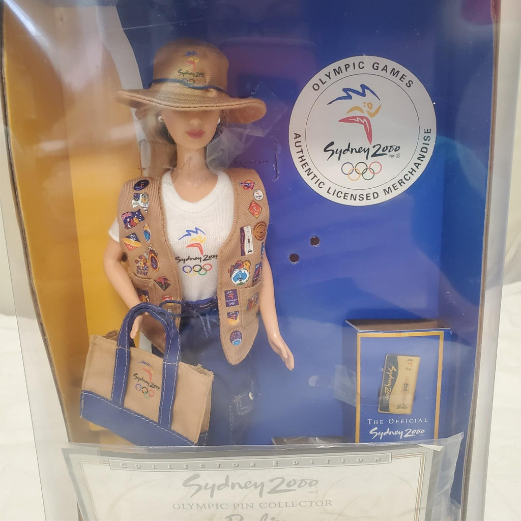 Sydney 2000 Olympic Pin Collector Barbie Doll with Certificate of Authenticity