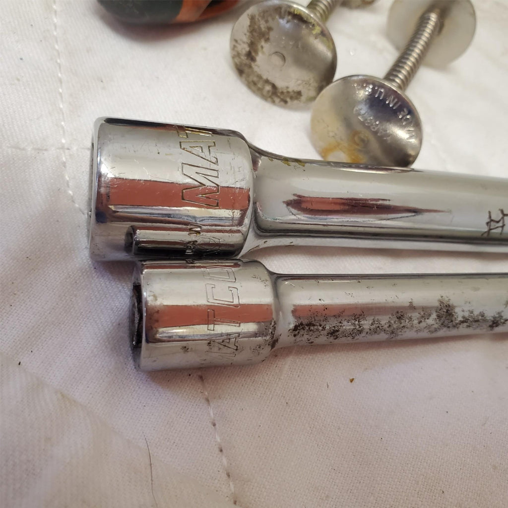 Lot of 6 Metal Tools Including Screwdriver and Rods LOT-411