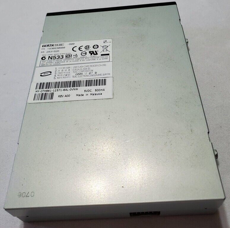 Dell USB Flash Card Reader TEAC CA-200 N533 1930930B00