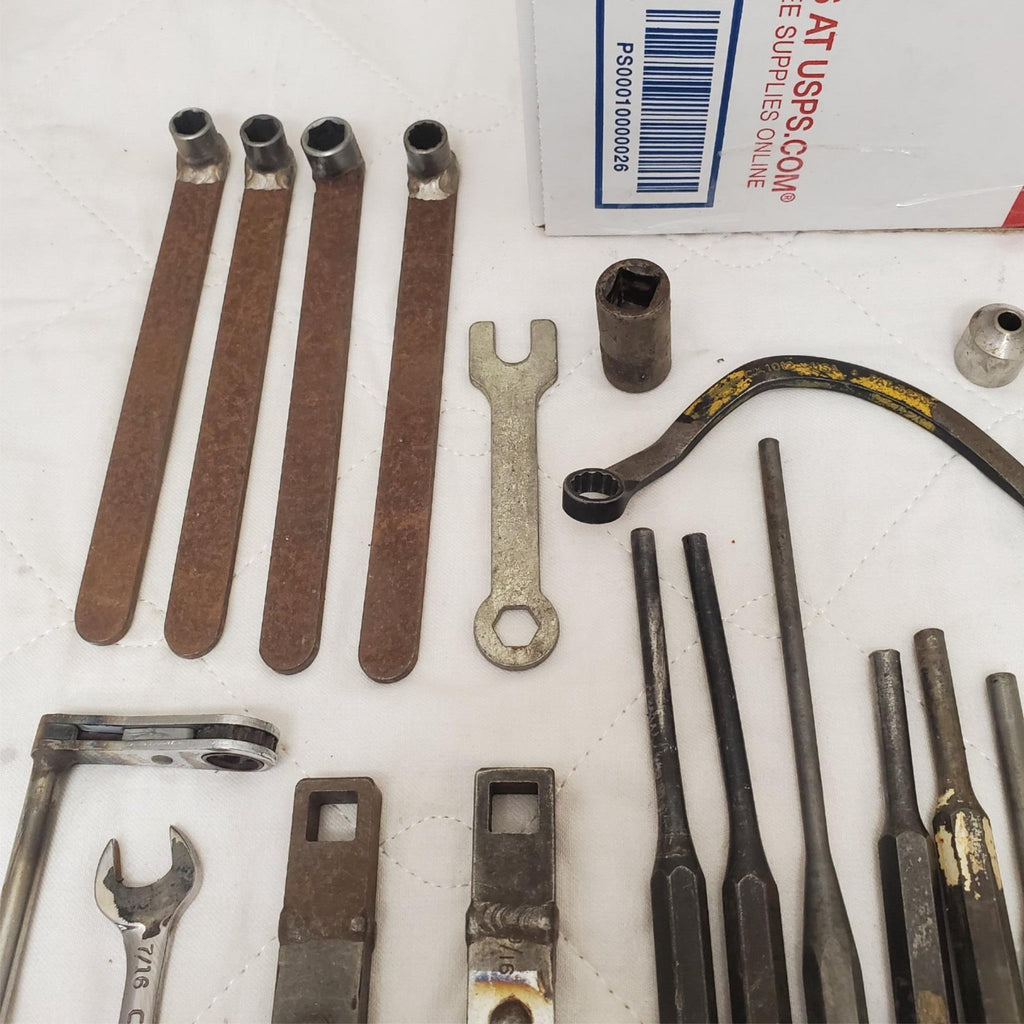 Lot of 22 Punch Chisel Sets, Combination Ratchet Wrench & More LOT-482