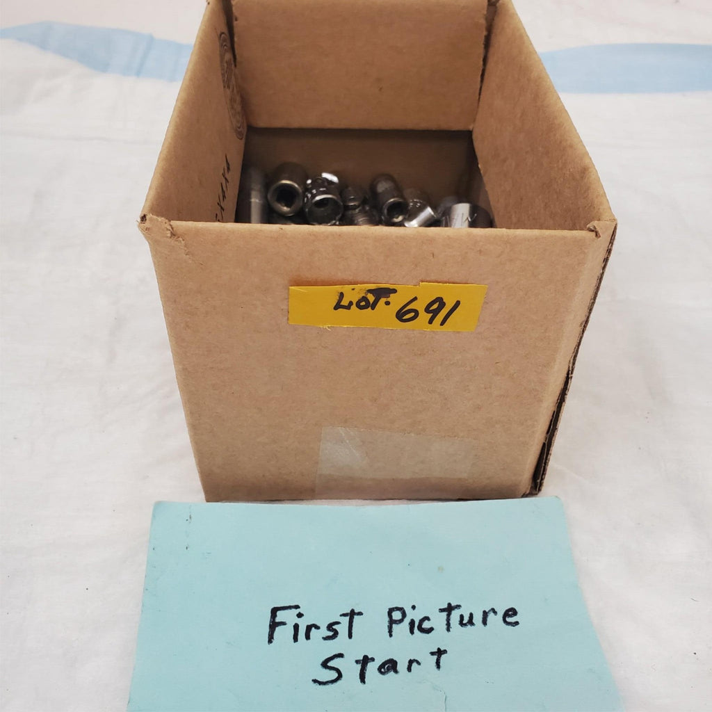 Large Lot of Assorted Mixed Drive Impact Sockets LOT-691