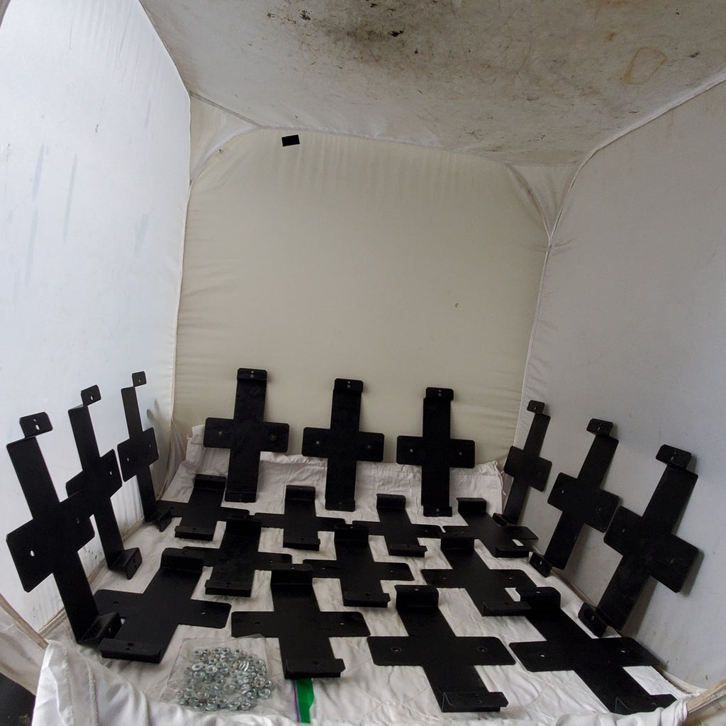 Lot of Cross Shaped Multi Purpose Use Support Bracket LOT 655