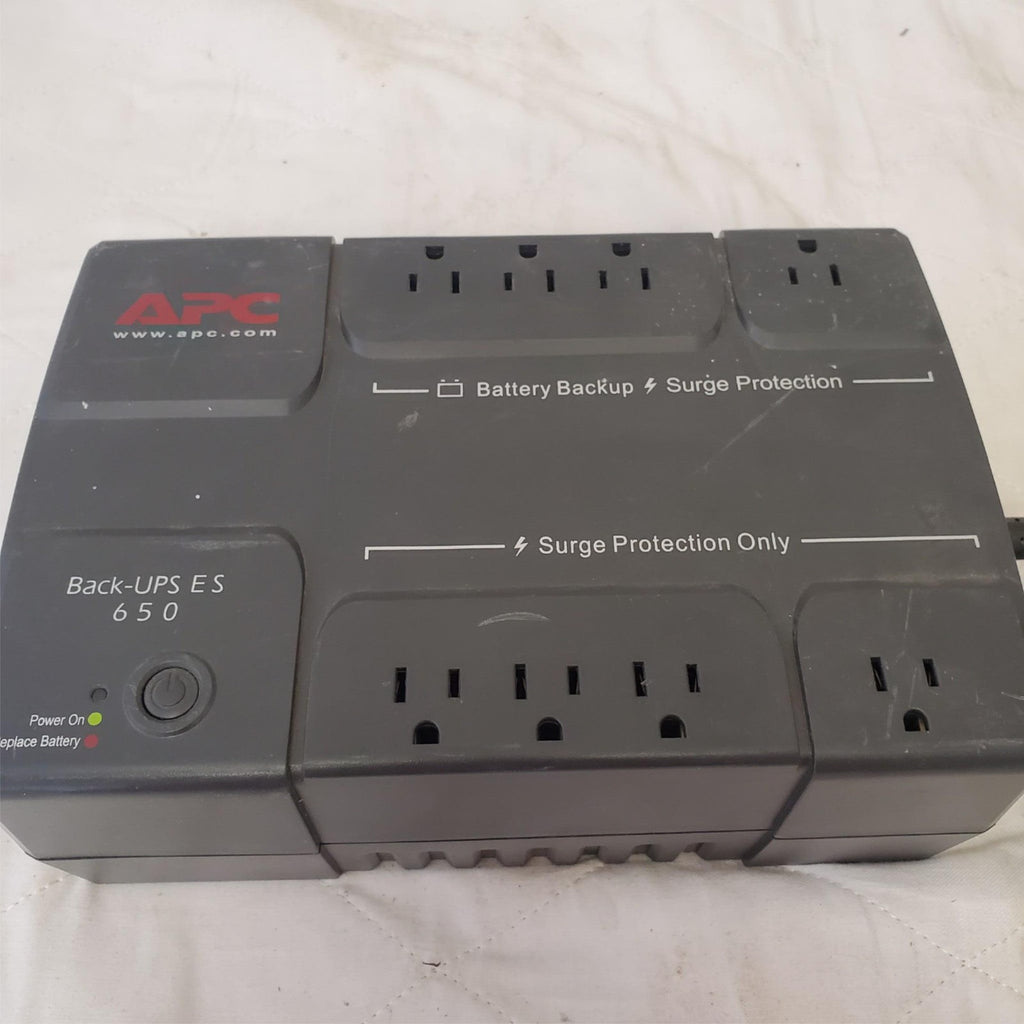 APC Back Up UPS ES 650 120V BE650R Surge Protected #10 (NO BATTERY INCLUDED)