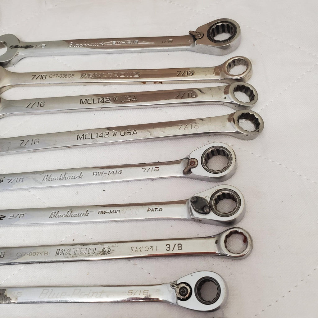 Lot of 16 Assorted Combination Wrench Set LOT-729