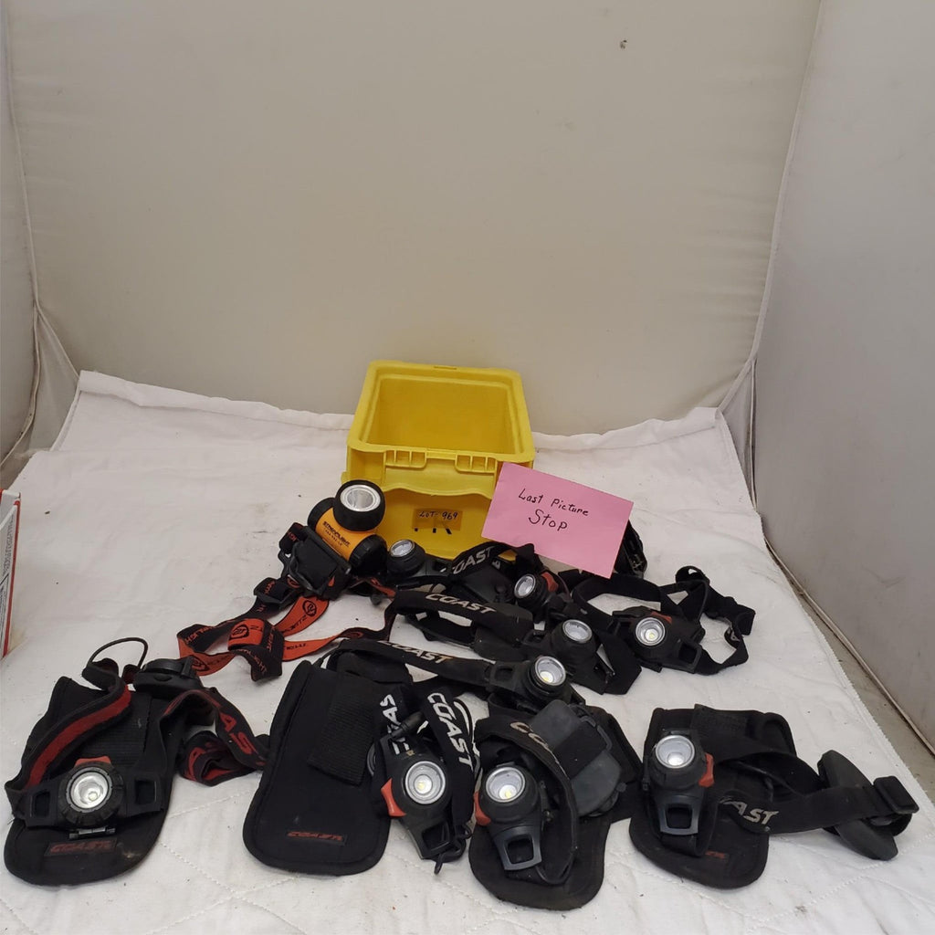 Lot of Assorted Coast & Streamlight LED Headlamps LOT-969