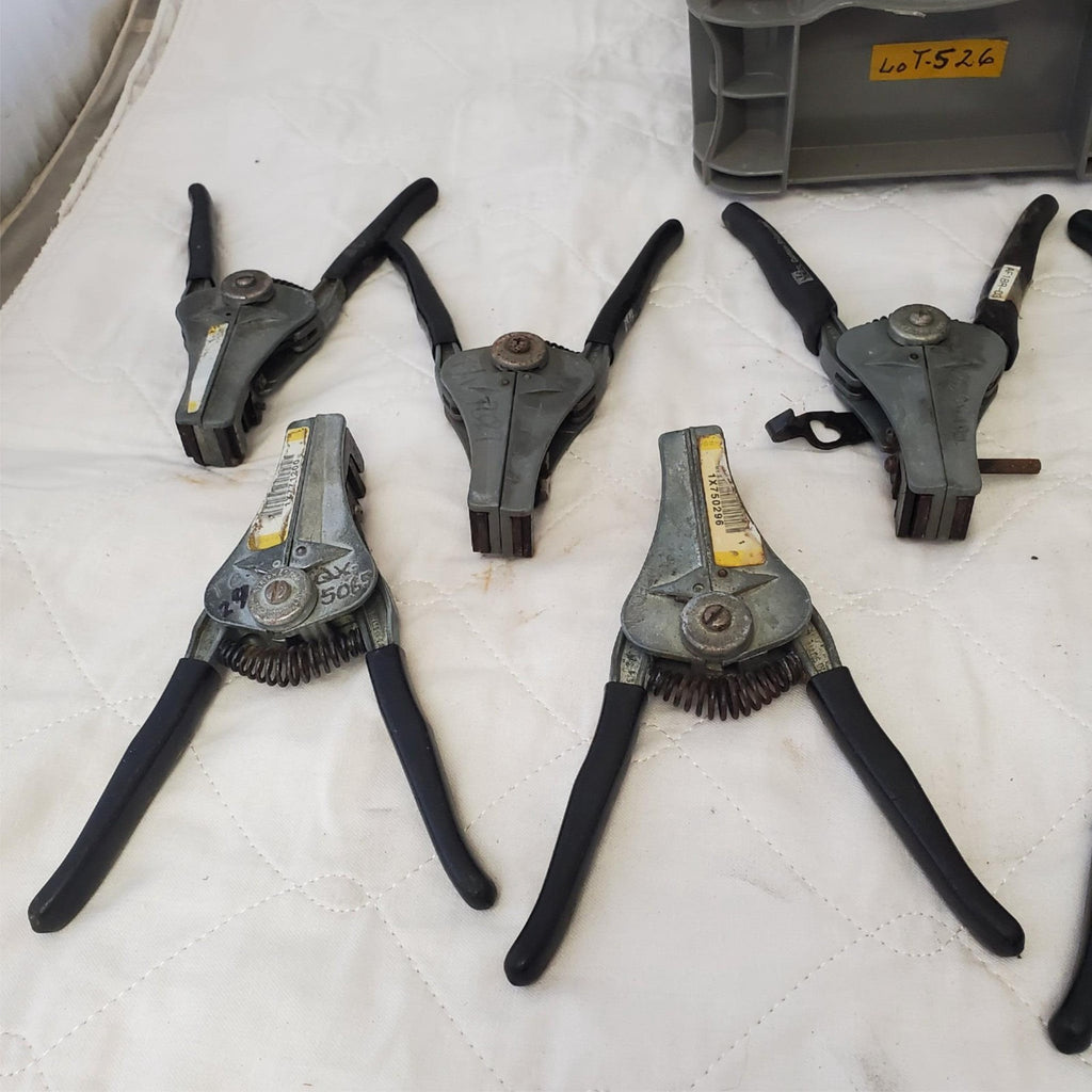 Lot of 10 IDEAL Custom Stripmaster Wire Strippers Black LOT 526
