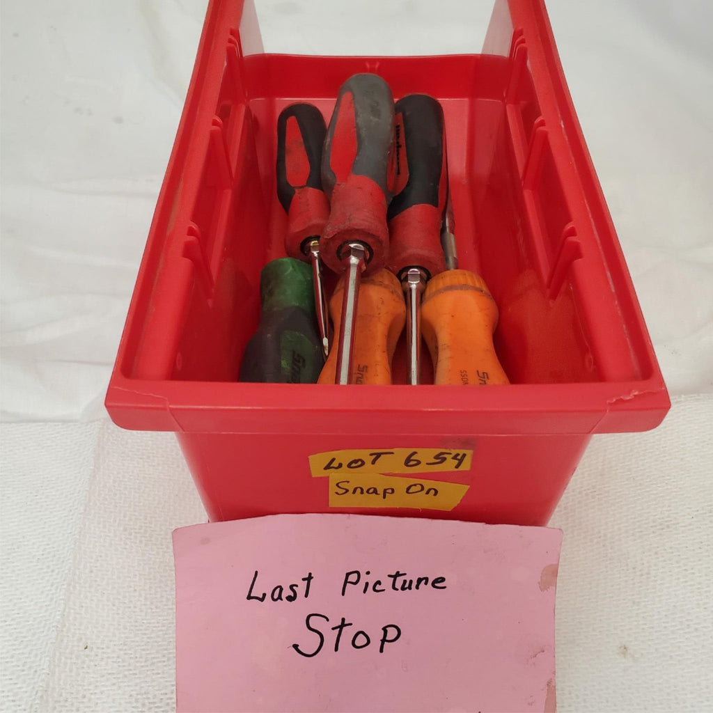 Lot of 6 Snap onSoft Grip Combination Screwdriver Set LOT-659