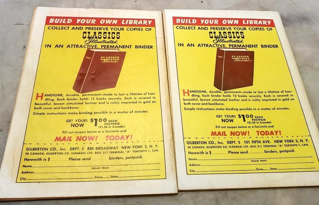Classics Illustrated Oliver Twist and David Copperfield by Charles Dickens