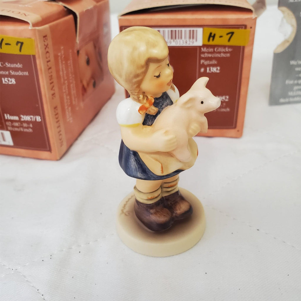 Set of 3 Hummel Figurines Honor Student , Puppet Princess & Pigtails H-7