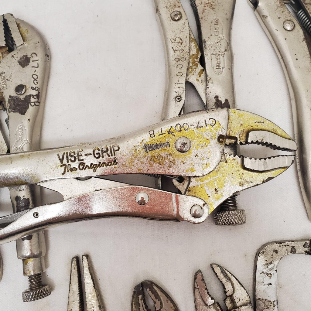 Lot of 8 Vice Grip Locking Pliers Set LOT-836