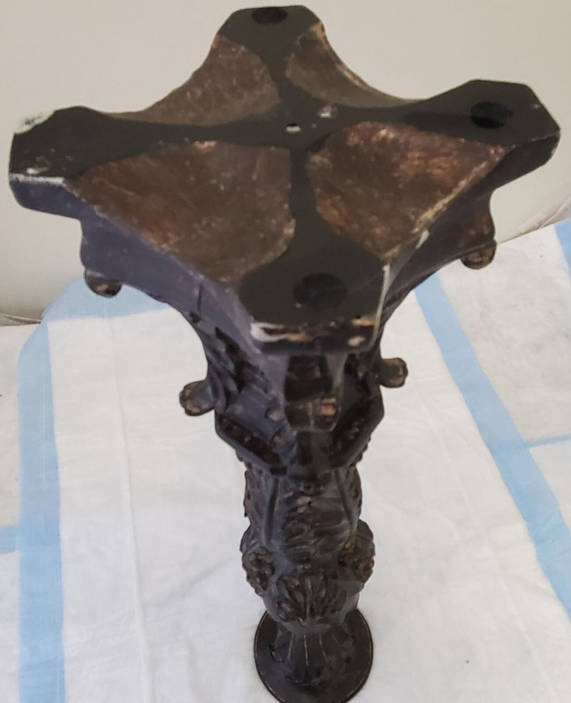 Antique French Candlestick - Black Patina