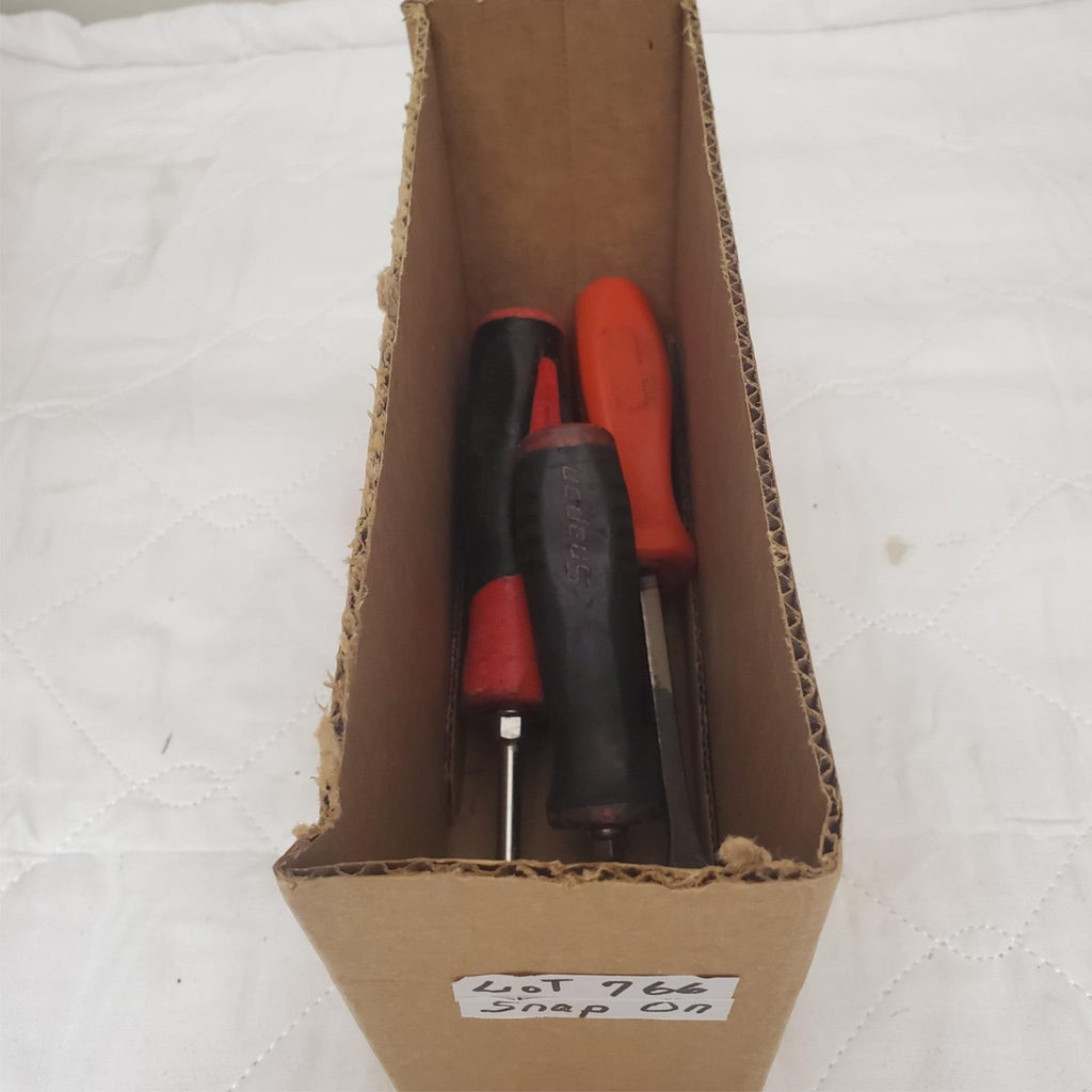 Lot of 5 Mixed Snap On Soft Grip Handle Screwdriver Set LOT-766