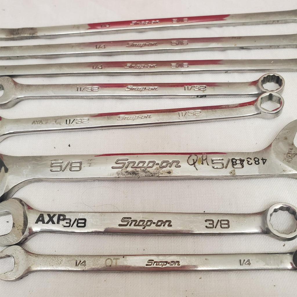 Lot of 22 Snap-on Center Pin Punch, Chisel Gauge Ratchet Wrench & Sockets LOT-42