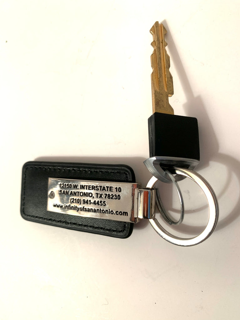 Infiniti Q series 2018 Smart Keyless Entry Remote Fob with Leather Key Chain NEW