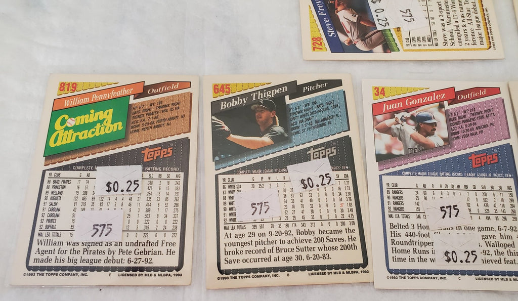 Topps Gold Coming Attraction and More Baseball Trading Cards