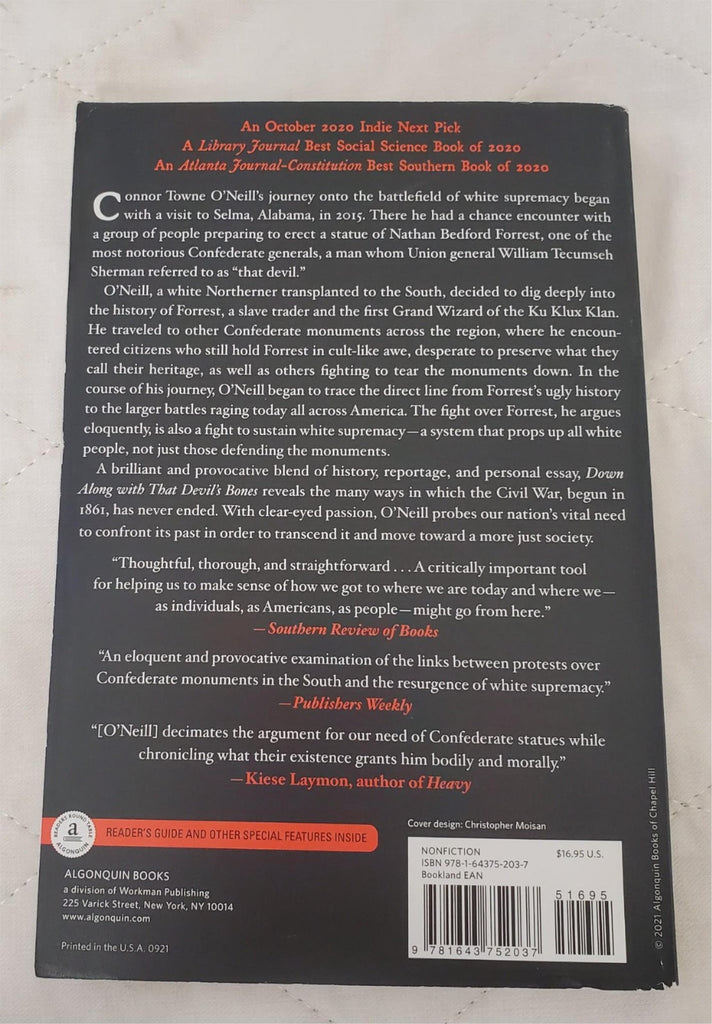 Down Along with That Devil's Bones Book by Connor Towne O’Neill