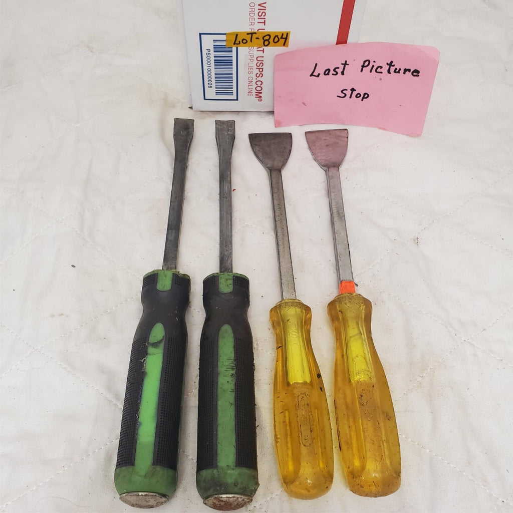 Lot of 4 Heavy Duty Gasket Scraper Set LOT-804