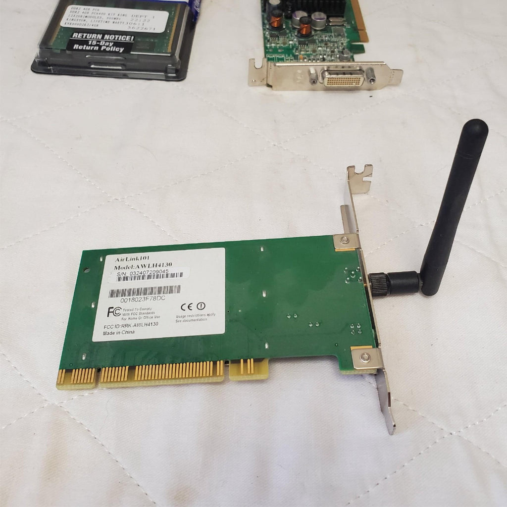 Lot of Various Computer Ram, PCI Adapter & Graphic Card