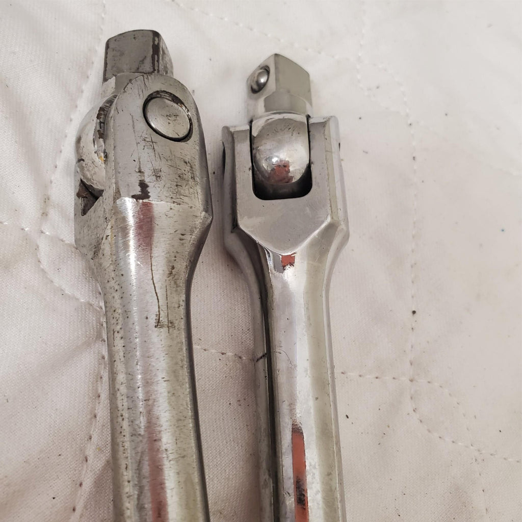 Lot of 2 Long Handle Locking Flex-Head Ratchet LOT-410