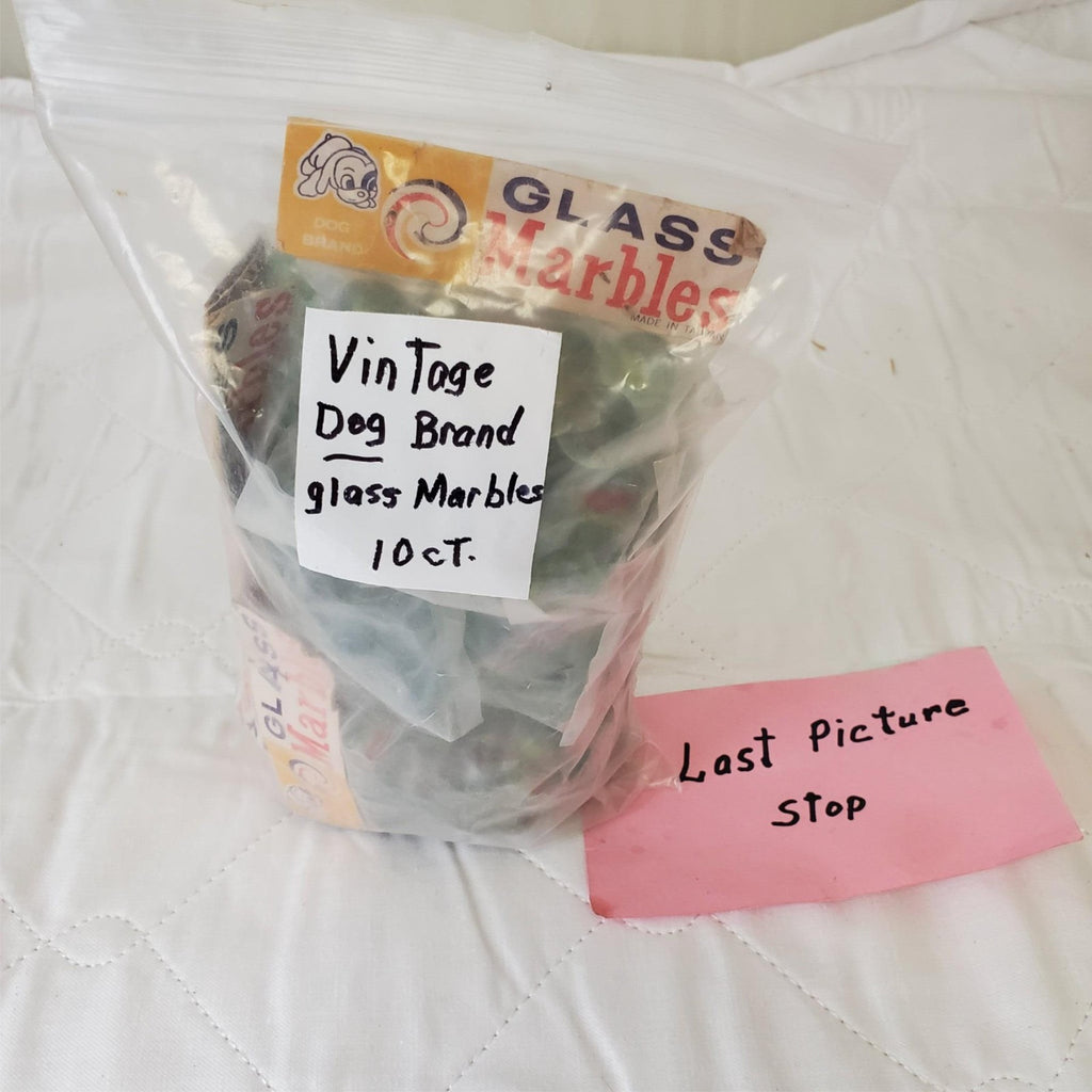 Pack of 10 Vintage Dog Brand Glass Marbles #2