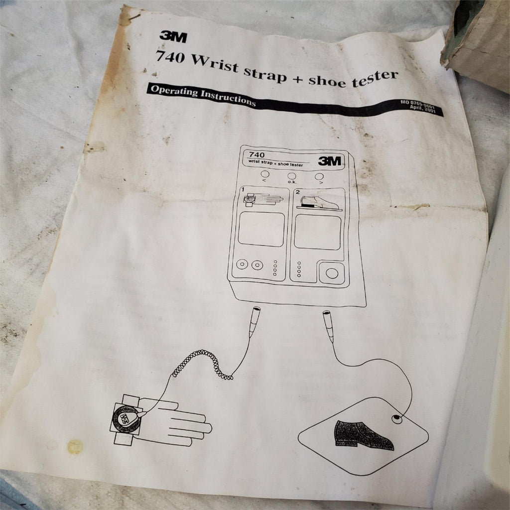 Used 3M 740 Wrist Strap and Shoe Tester - 151532