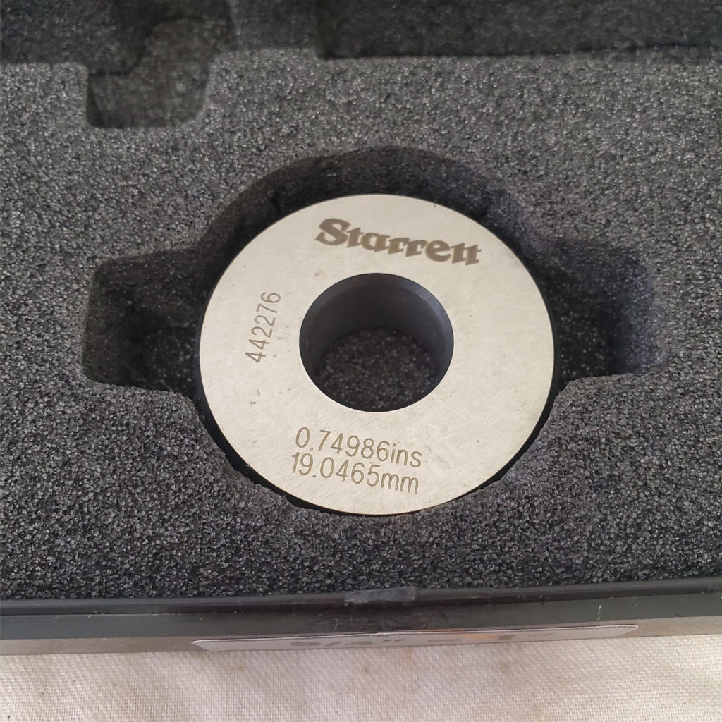 Starrett 78XTZ-1 Internal Micrometer Steel Setting Ring