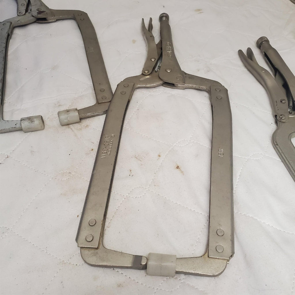 Lot of 3 Assorted Locking C-Clamp Tool LOT-MT 30