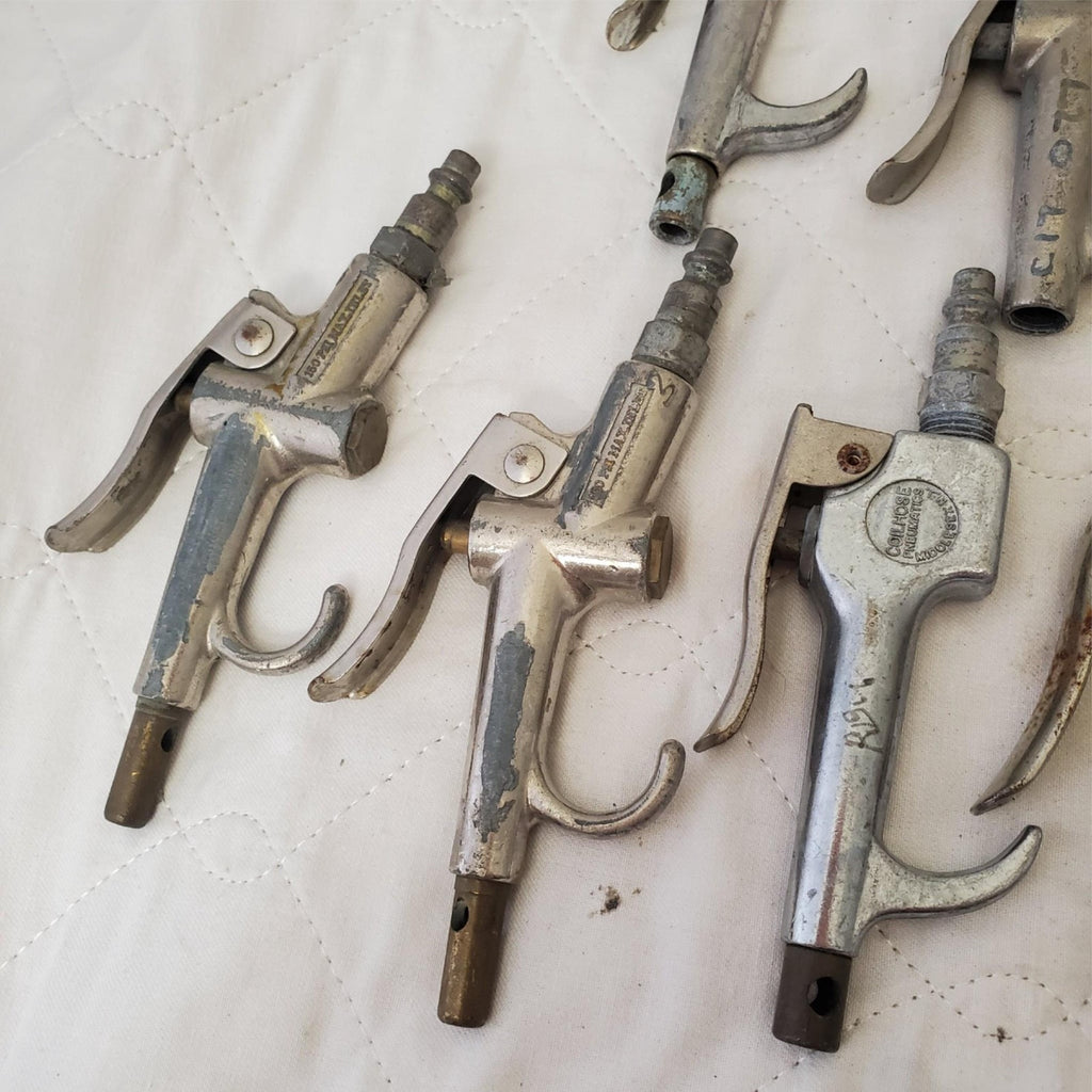 Lot of 22 Coilhose & Various Pneumatics Air Blow Gun Lot 684