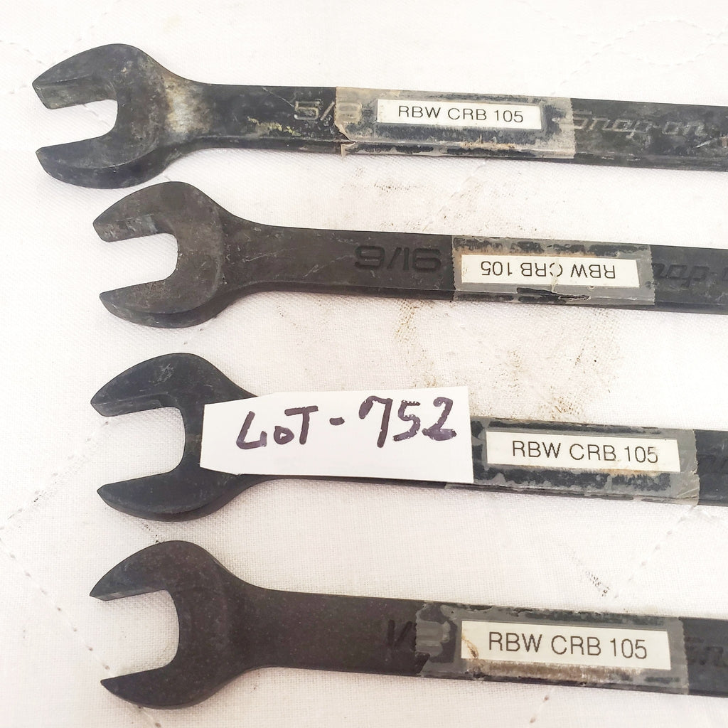 Lot of 4 Snap On Offset Combination Wrench LOT-752