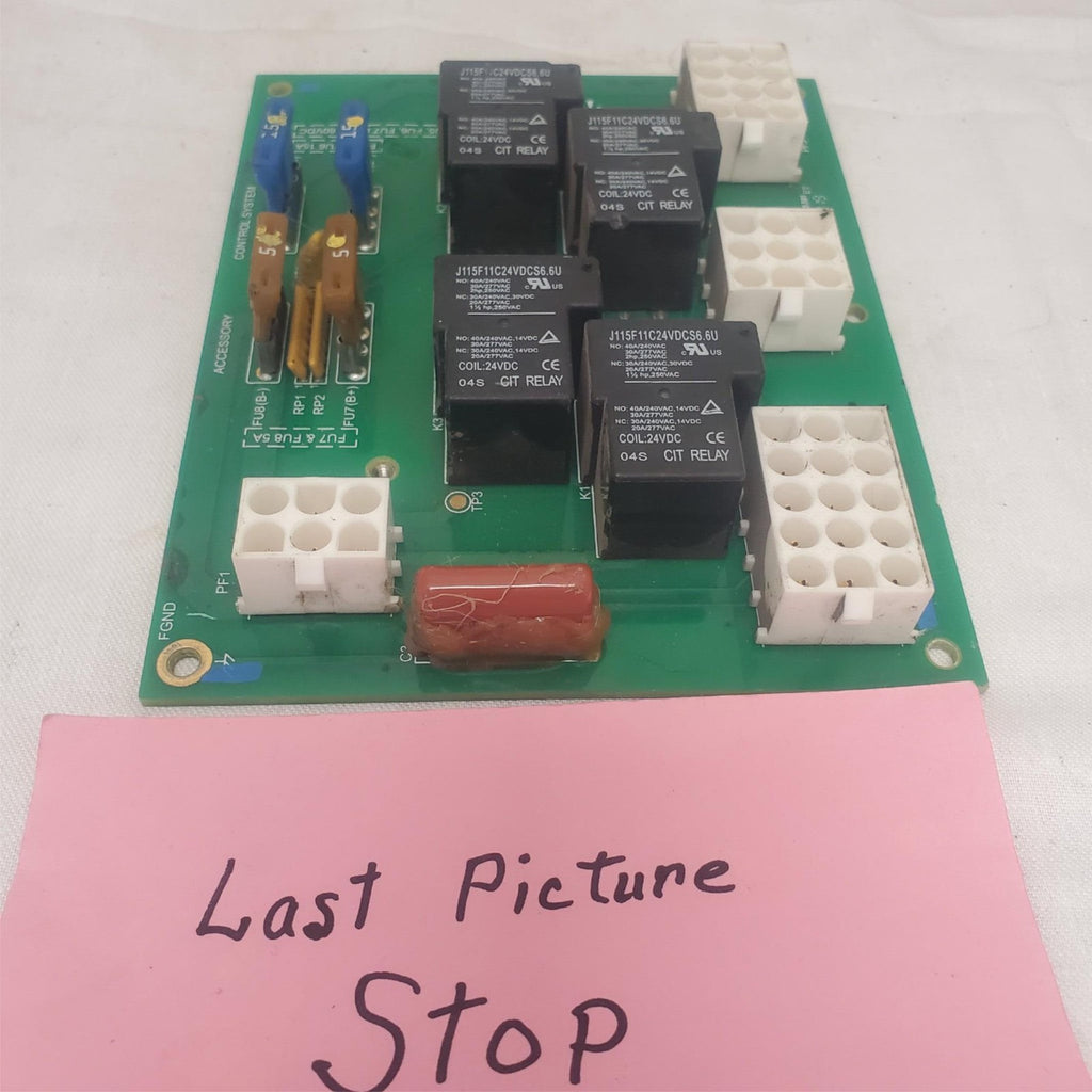 Control System Circuit Board with Relays and Connectors