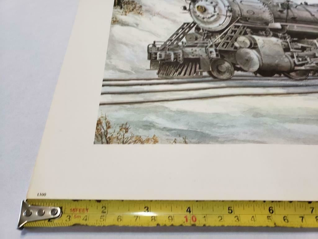 The Baltimore and Ohio Railroad Company 6150 2-10-2 Steam Train Print H. Suter