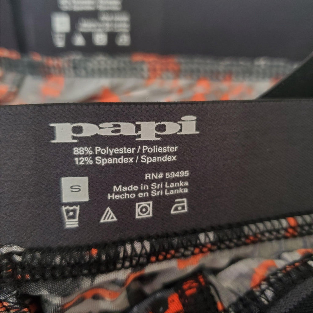 Pack of 2 Papi Men's Brazilian Camo Modern Stretch Trunks Size S 28-30