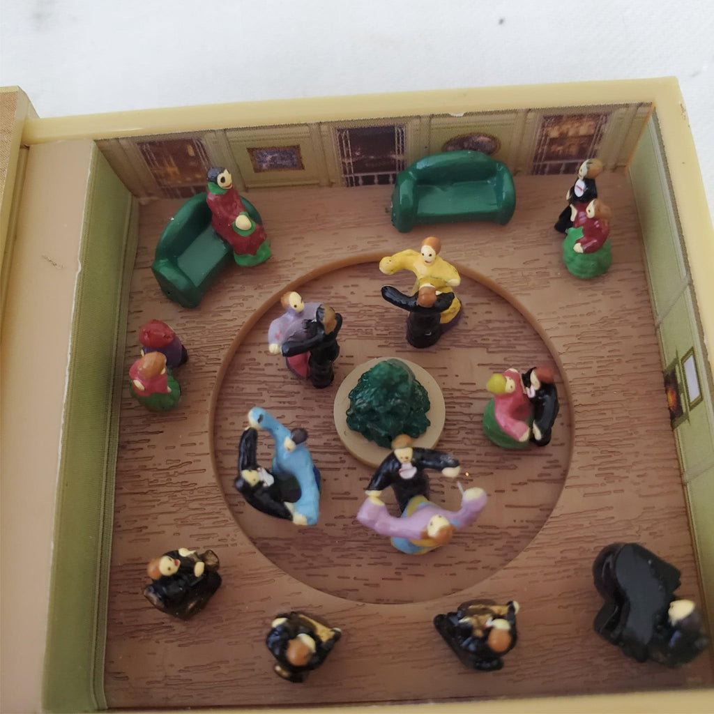 Mr. Christmas Deck the Halls Music Box with Moving Dancers