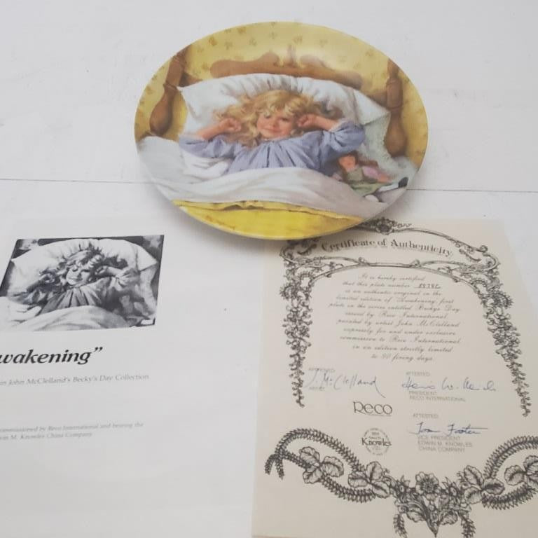 Reco Learning is Fun & RECO Awakening John McClelland Becky Day Collection Plate