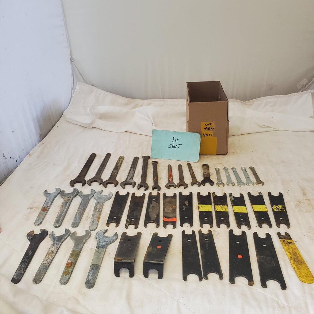 Lot of 40 Assorted Open End Service Wrench & other Wrench Tool LOT 486