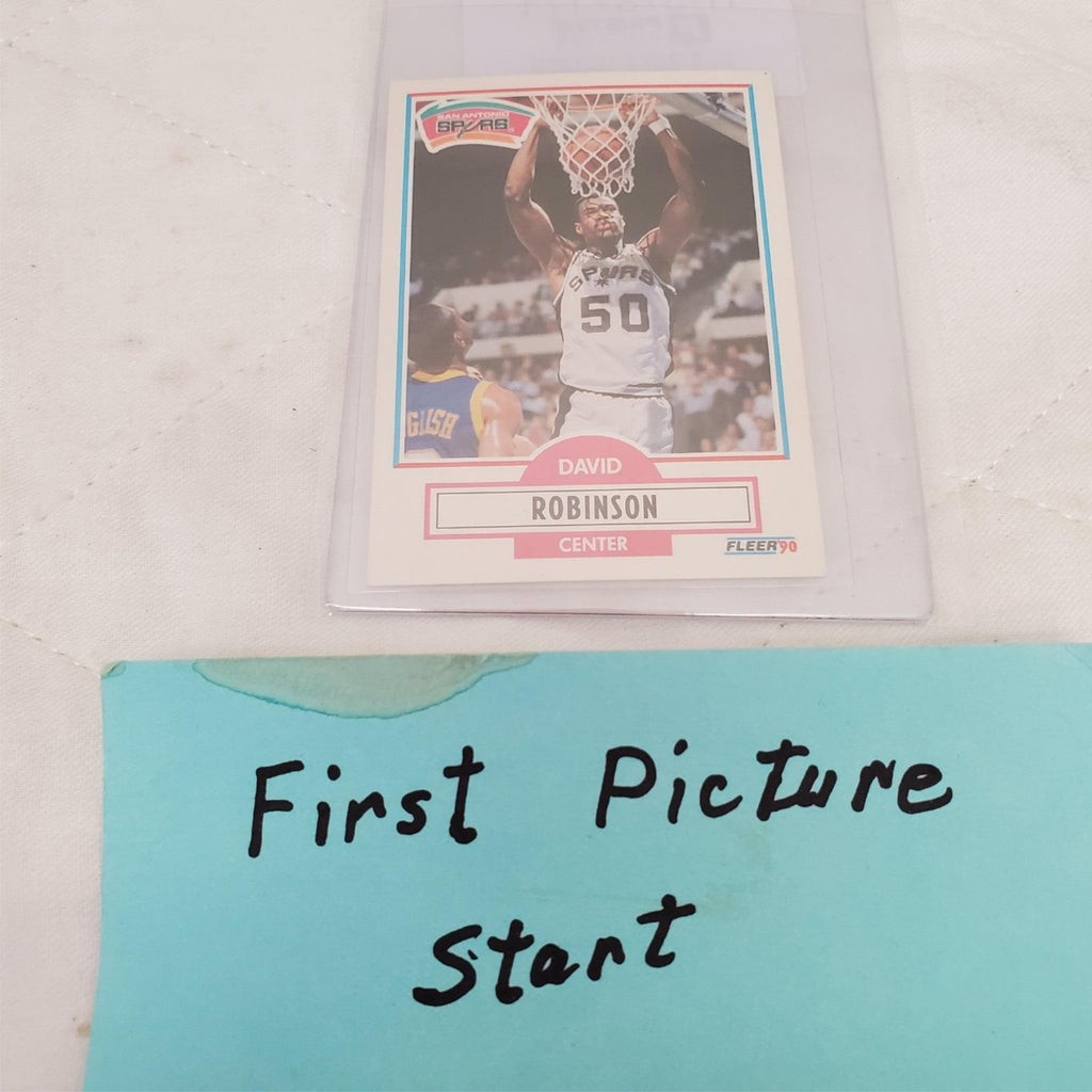 1990 Fleer #172 David Robinson San Antonio Spurs Basketball Card