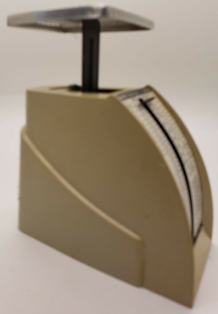 Vintage Pelouze Petite Postal scale Model P-2 Rates Eff. Feb 1991