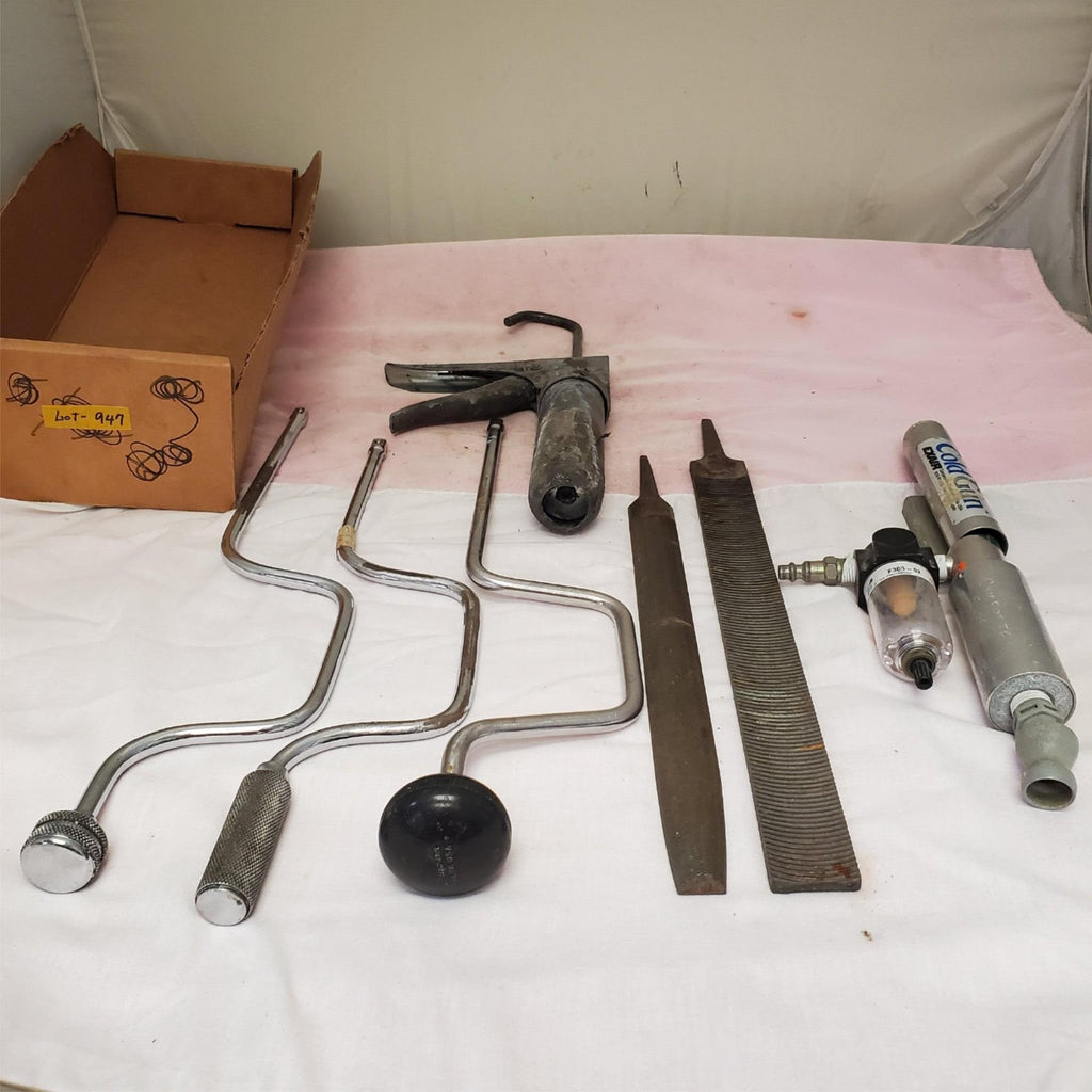 Assorted Speed Drive Handle Rasp File Grease Gun Spot Cooling System Lot-947