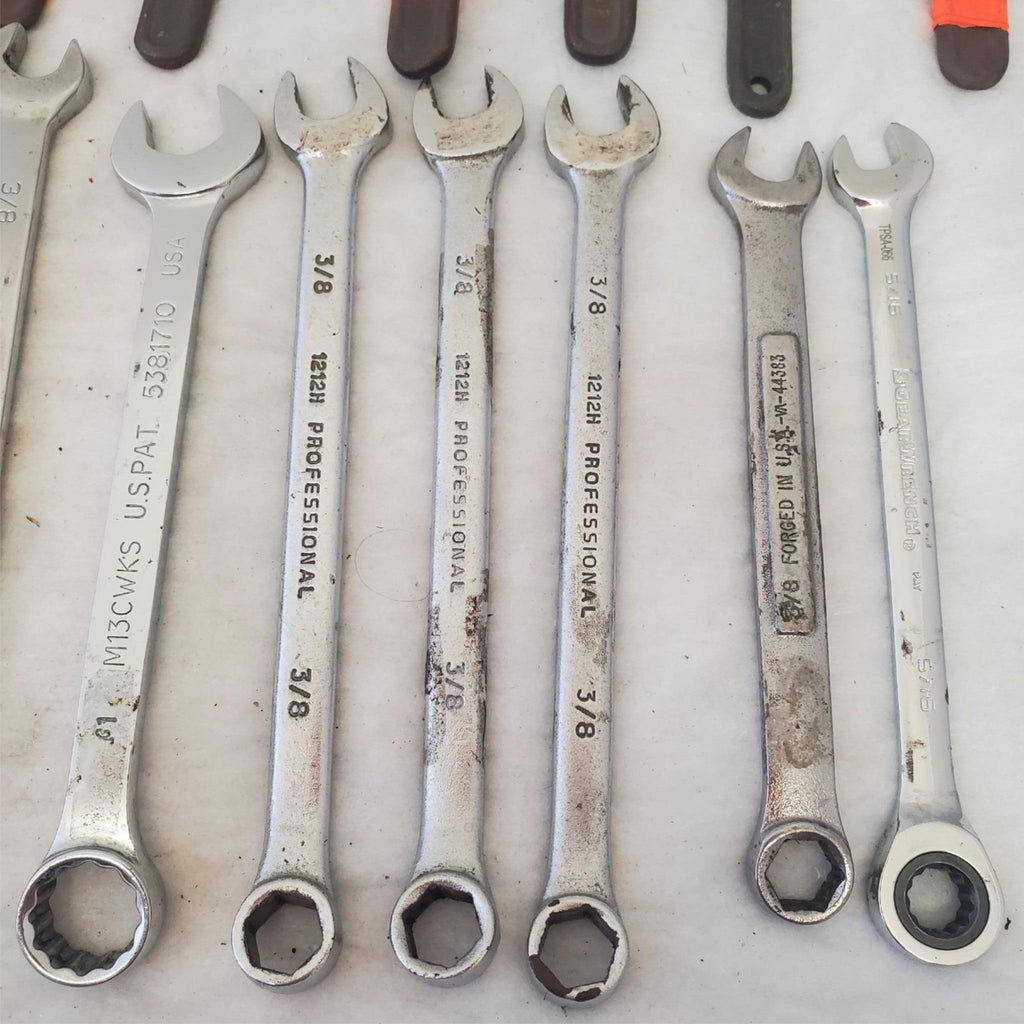 Lot of 20 Assorted Various Size Wrenches Tools LOT 355